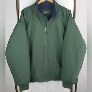 ORVIS mens size medium fleece lined full zip up jacket